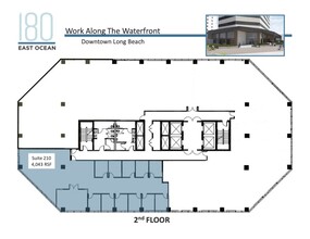 180 E Ocean Blvd, Long Beach, CA for lease Floor Plan- Image 1 of 4