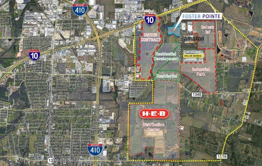 Foster Road, San Antonio, TX for sale - Aerial - Image 2 of 8