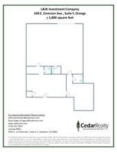 249 E Emerson Ave, Orange, CA for lease Site Plan- Image 1 of 1