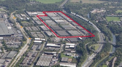 Arkwright Rd, Runcorn, CHS - aerial  map view