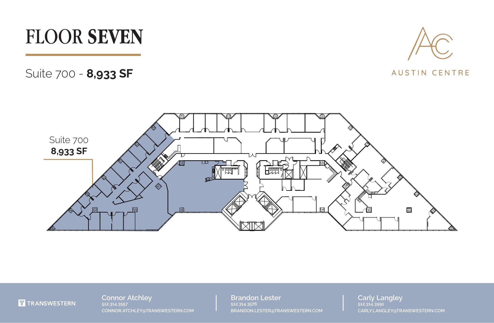 701 Brazos St, Austin, TX for lease Floor Plan- Image 1 of 1