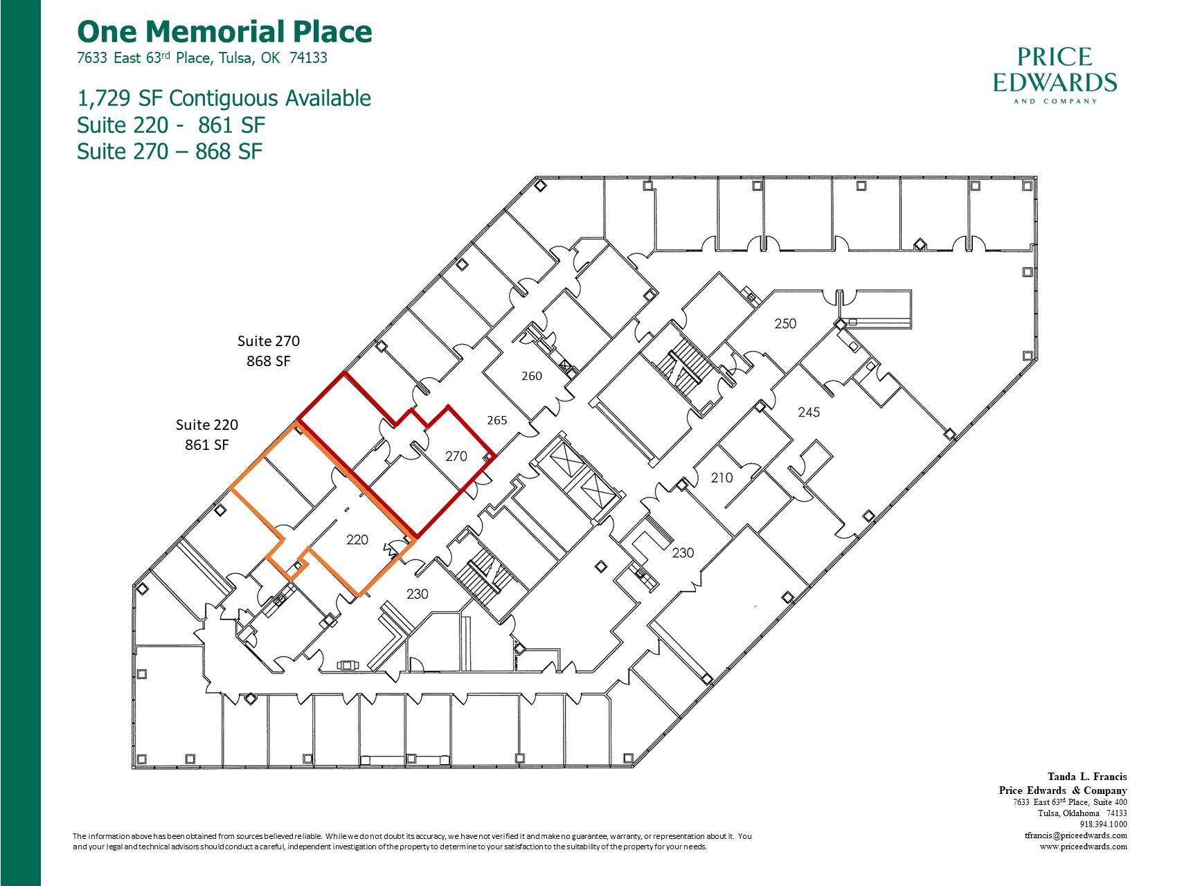 7633 E 63rd Pl, Tulsa, OK for lease Floor Plan- Image 1 of 1