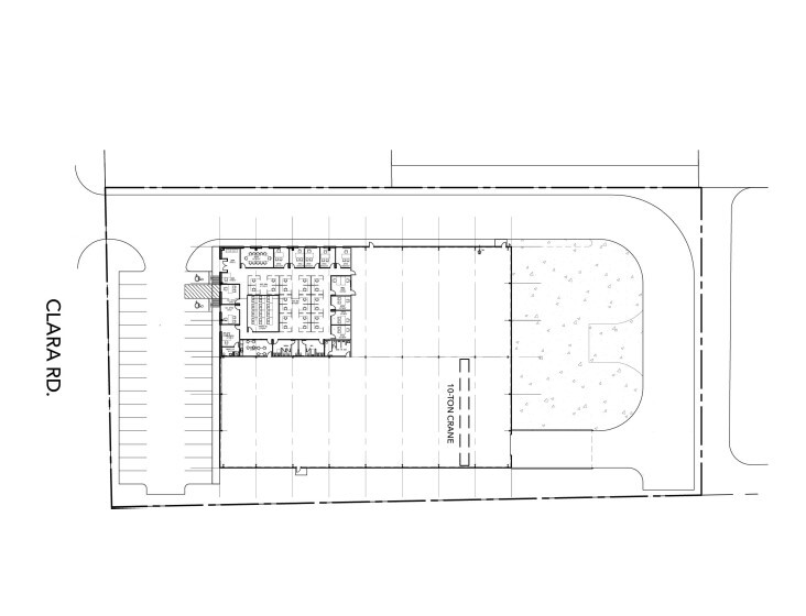 5424 Clara Rd, Houston, TX for lease - Site Plan - Image 2 of 4