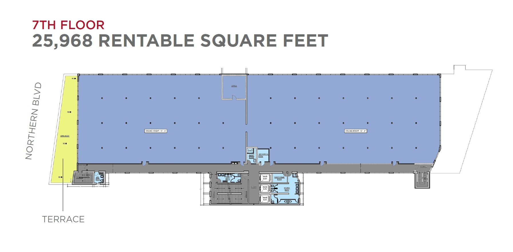 30-30 Northern Blvd, Long Island City, NY for lease Floor Plan- Image 1 of 2