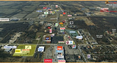 606-612 S 42nd St, Mount Vernon, IL - aerial  map view