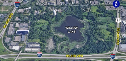 3291 Labore Rd, Vadnais Heights, MN for lease Aerial- Image 2 of 2