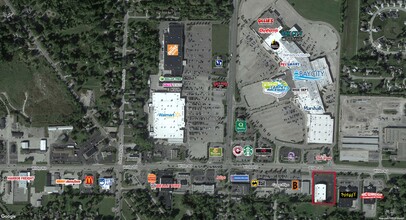 4140 Wilder Rd, Bay City, MI - aerial  map view