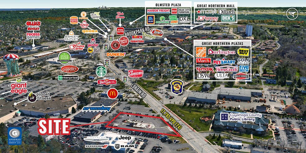 27350 Lorain Rd, North Olmsted, OH for sale - Aerial - Image 2 of 11