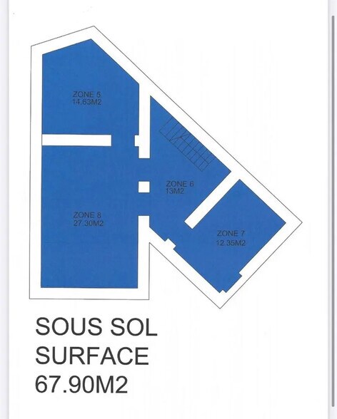 Retail in Paris for lease - Floor Plan - Image 2 of 8