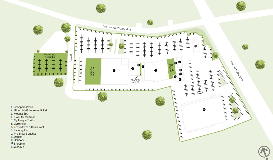 686-698 Oak Tree Ave, South Plainfield, NJ for lease Site Plan- Image 1 of 1