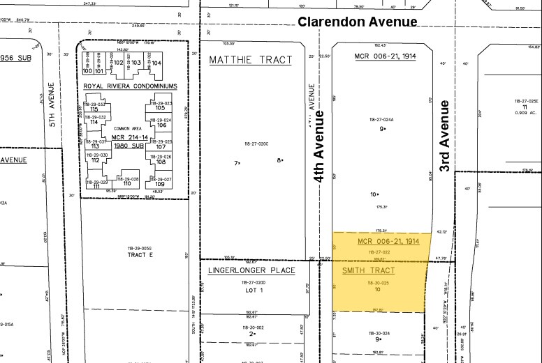 3636 N 3rd Ave, Phoenix, AZ for lease - Plat Map - Image 2 of 8