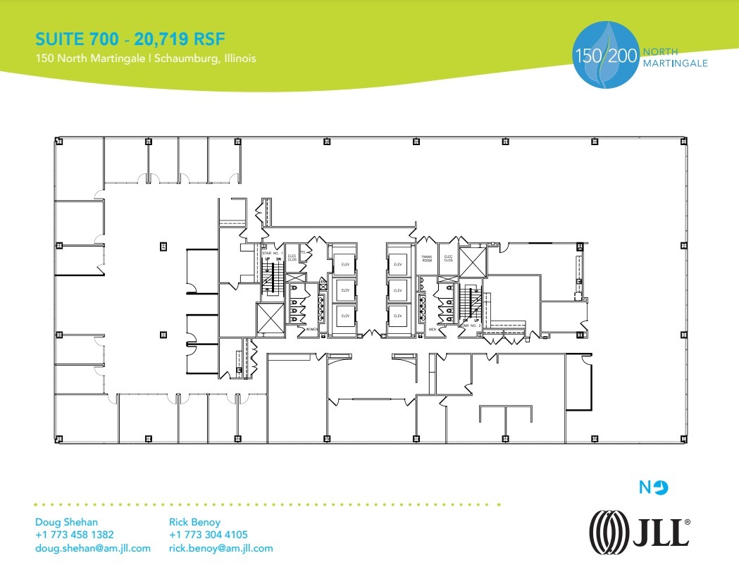 150 N Martingale Rd, Schaumburg, IL for lease Floor Plan- Image 1 of 1