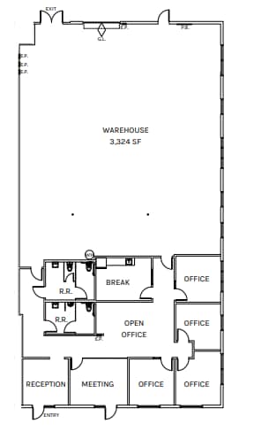 10451-10455 Roselle St, San Diego, CA for lease Floor Plan- Image 1 of 1