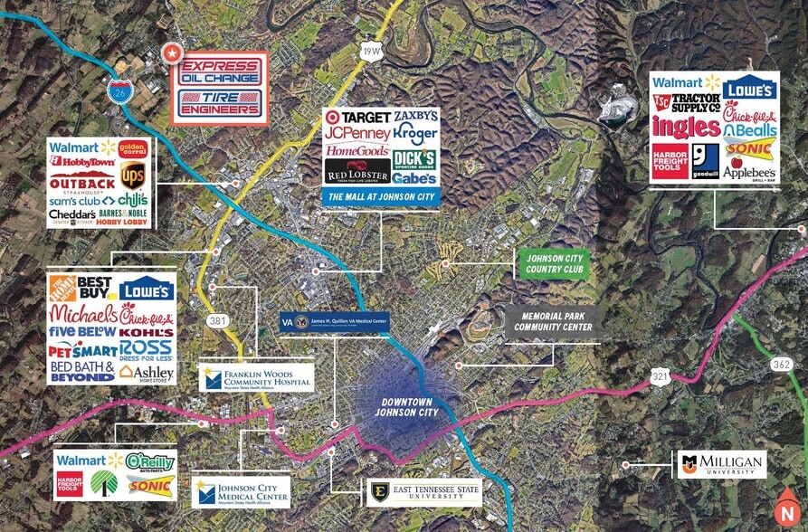 3104 Boones Creek Rd, Johnson City, TN for sale - Building Photo - Image 2 of 6