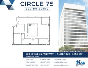 900 Circle 75 Pky SE, Atlanta, GA for lease Site Plan- Image 1 of 1