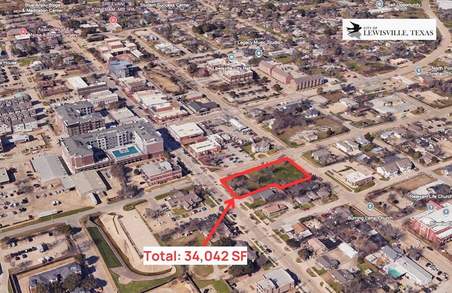 209 E Main St, Lewisville, TX for sale - Aerial - Image 3 of 4