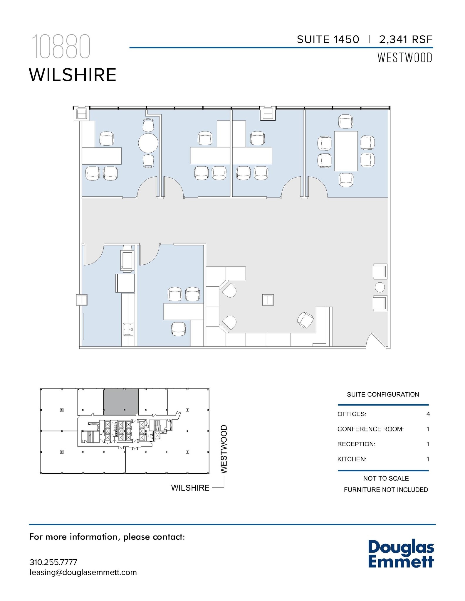 10880 Wilshire Blvd, Los Angeles, CA for lease Floor Plan- Image 1 of 1