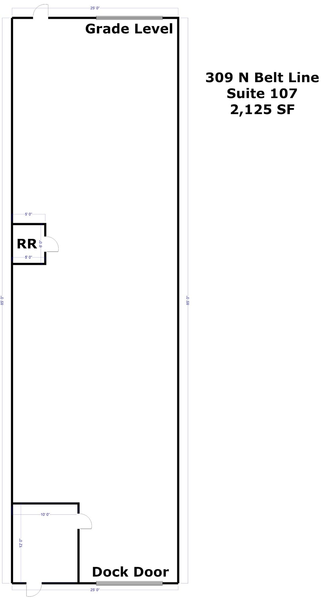 350 S Belt Line Rd, Irving, TX for lease Floor Plan- Image 1 of 1