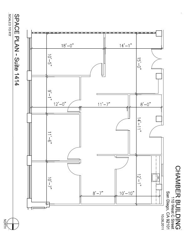 110 W C St, San Diego, CA 92101 The Chamber Building