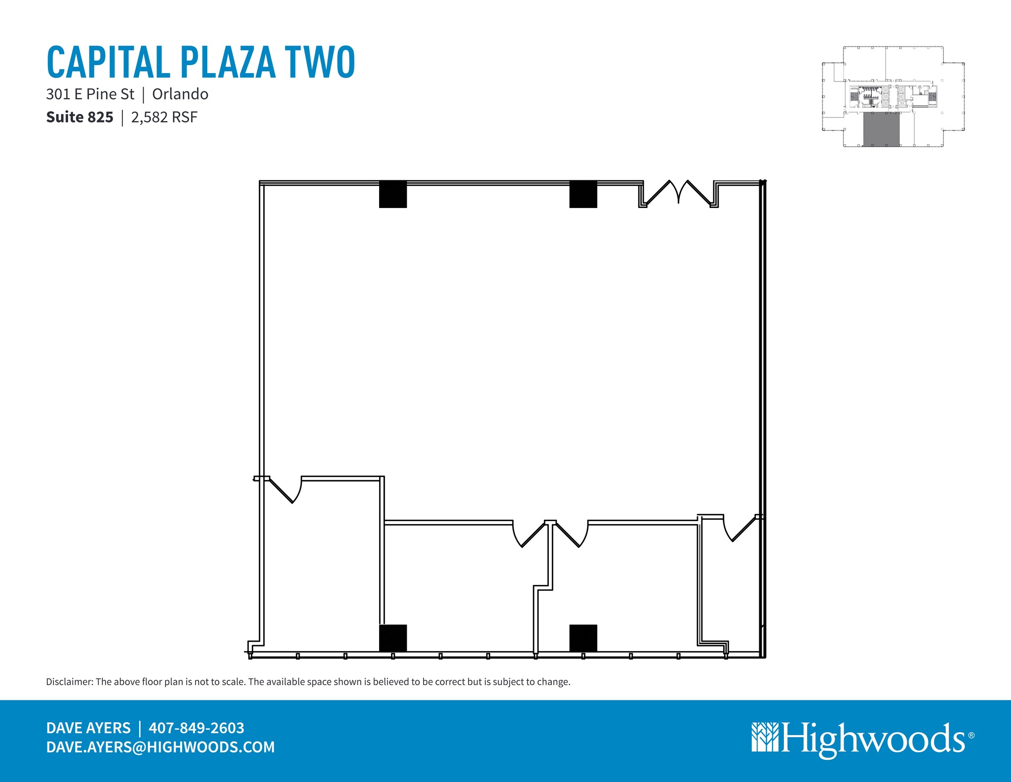 301 E Pine St, Orlando, FL for lease Site Plan- Image 1 of 1