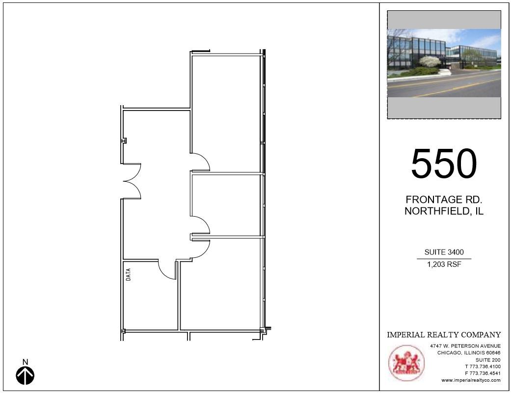 540-550 W Frontage Rd, Northfield, IL for lease Floor Plan- Image 1 of 5