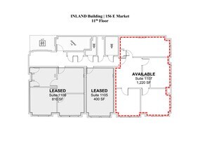 156-160 E Market St, Indianapolis, IN for lease Site Plan- Image 1 of 2