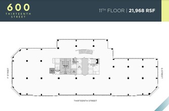 600 13th St NW, Washington, DC for lease Floor Plan- Image 1 of 1