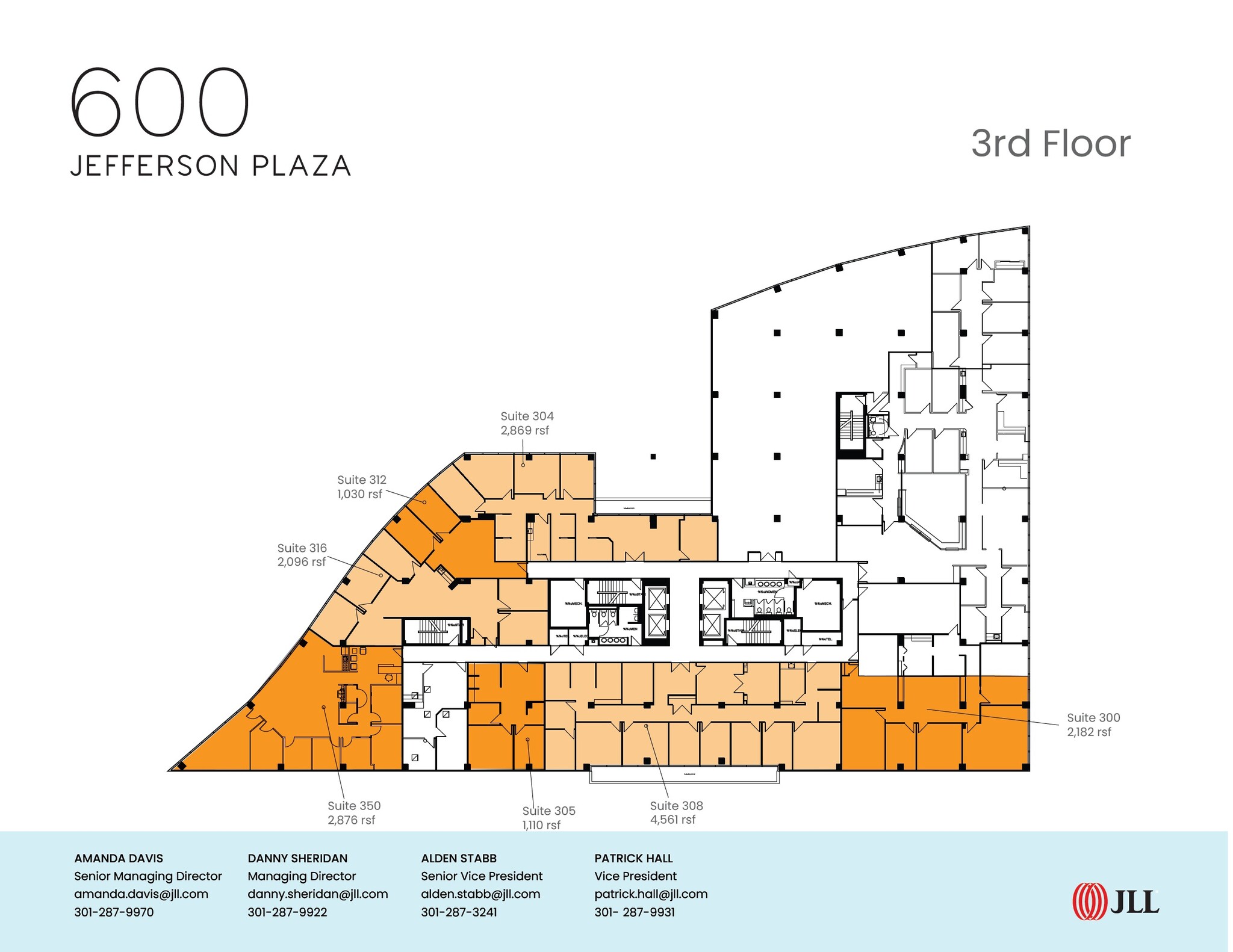 600 Jefferson Plz, Rockville, MD for lease Floor Plan- Image 1 of 1