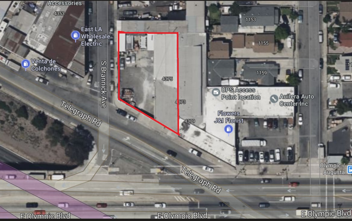 4373 Telegraph Rd, Los Angeles, CA for lease Aerial- Image 1 of 1