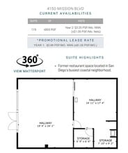 4110-4190 Mission Blvd, San Diego, CA for lease Floor Plan- Image 1 of 1