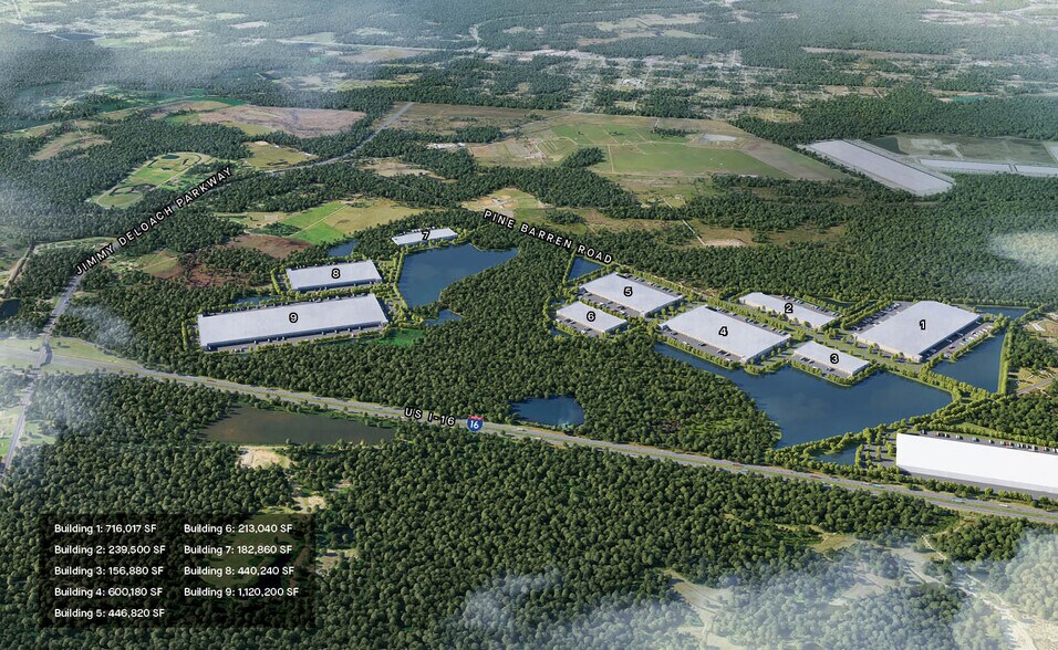 Jimmy Deloach Blvd, Garden City, GA for lease - Site Plan - Image 1 of 9