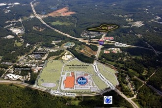 2251 Jesse Jewell Pky, Gainesville, GA - AERIAL  map view