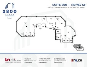 2800 N Central Ave, Phoenix, AZ for lease Floor Plan- Image 1 of 1