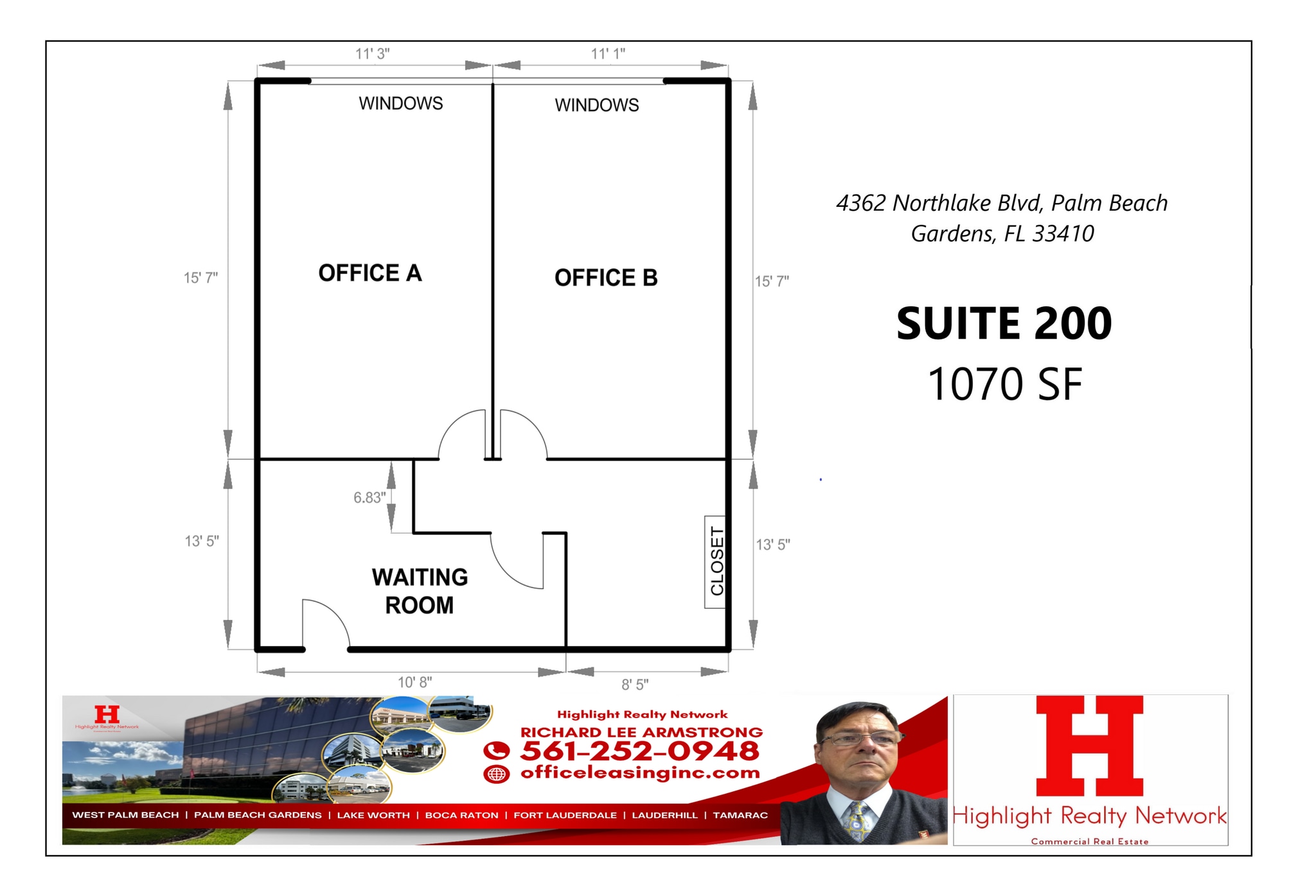 4360 Northlake Blvd, Palm Beach Gardens, FL for lease Interior Photo- Image 1 of 5