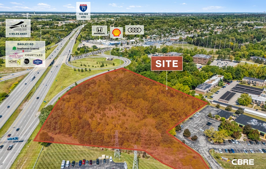 7823 Freeway Cir, Middleburg Heights, OH for sale - Aerial - Image 2 of 3