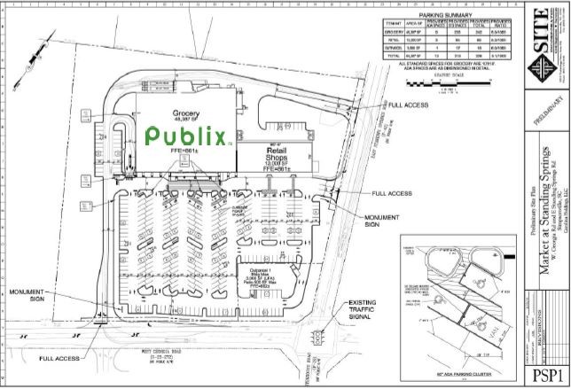 1400 W Georgia Rd, Simpsonville, SC for sale - Site Plan - Image 1 of 1