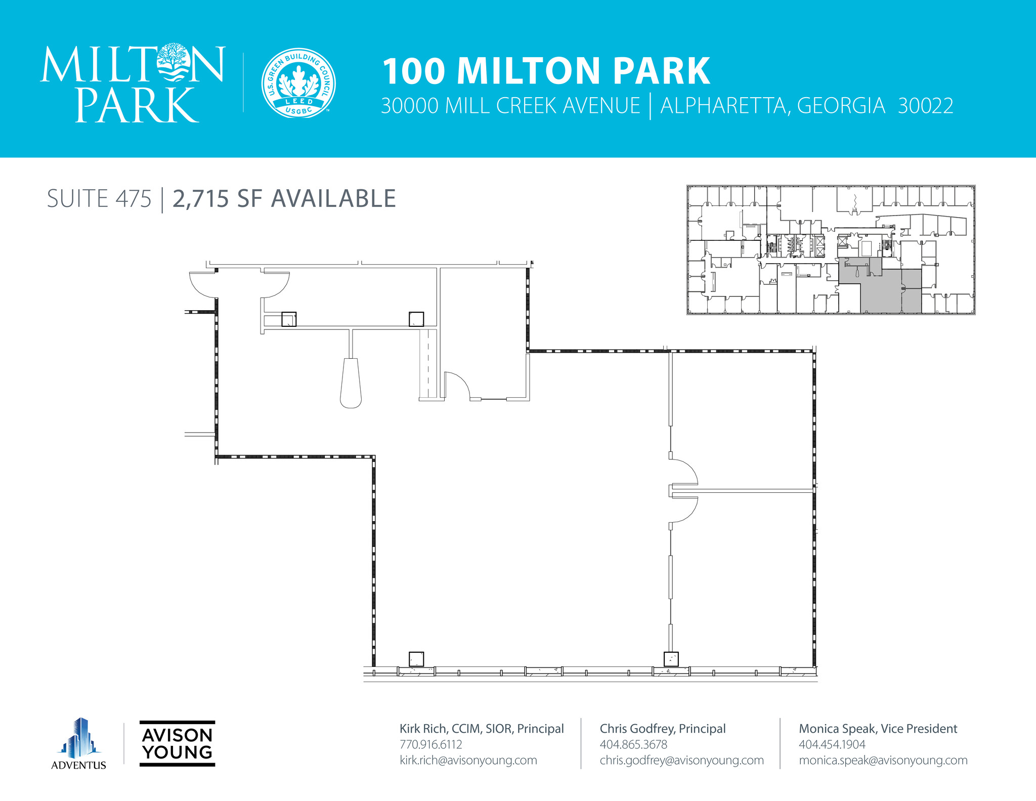 30000 Mill Creek Ave, Alpharetta, GA for lease Floor Plan- Image 1 of 1