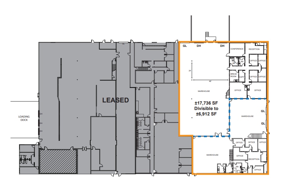 841-849 F St, West Sacramento, CA for lease Floor Plan- Image 1 of 1