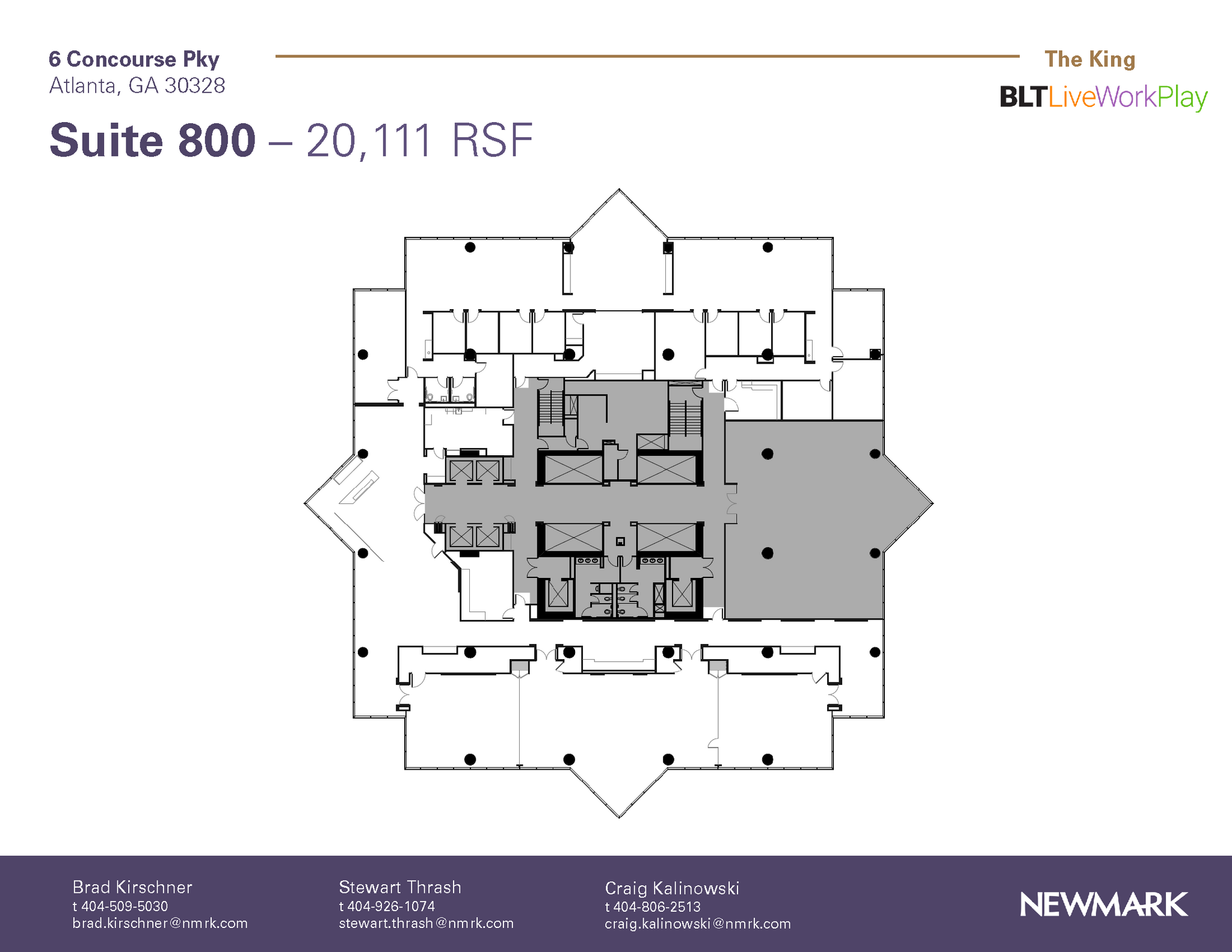 6 Concourse Pky NE, Atlanta, GA for lease Floor Plan- Image 1 of 1