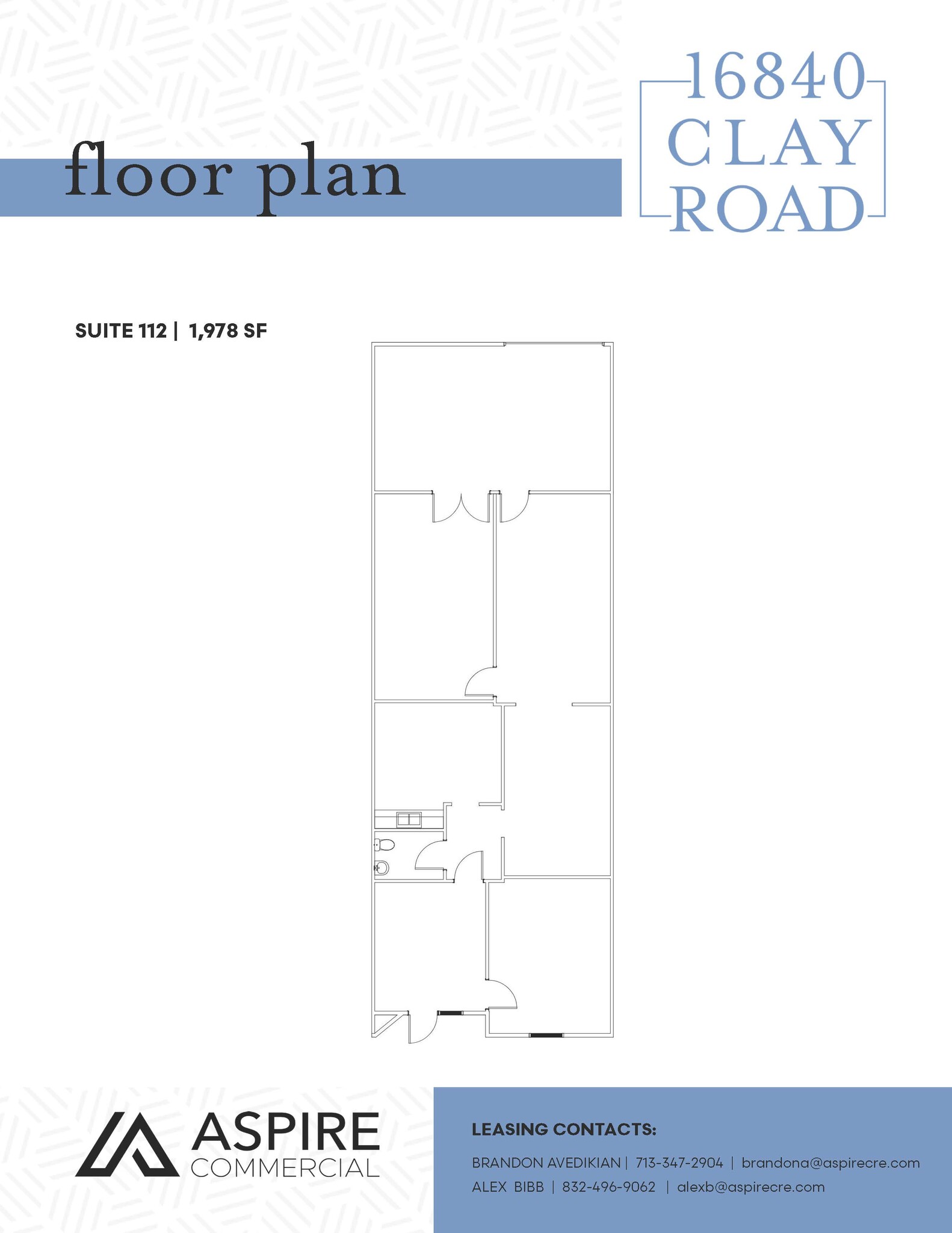 16840 Clay Rd, Houston, TX for lease Floor Plan- Image 1 of 10