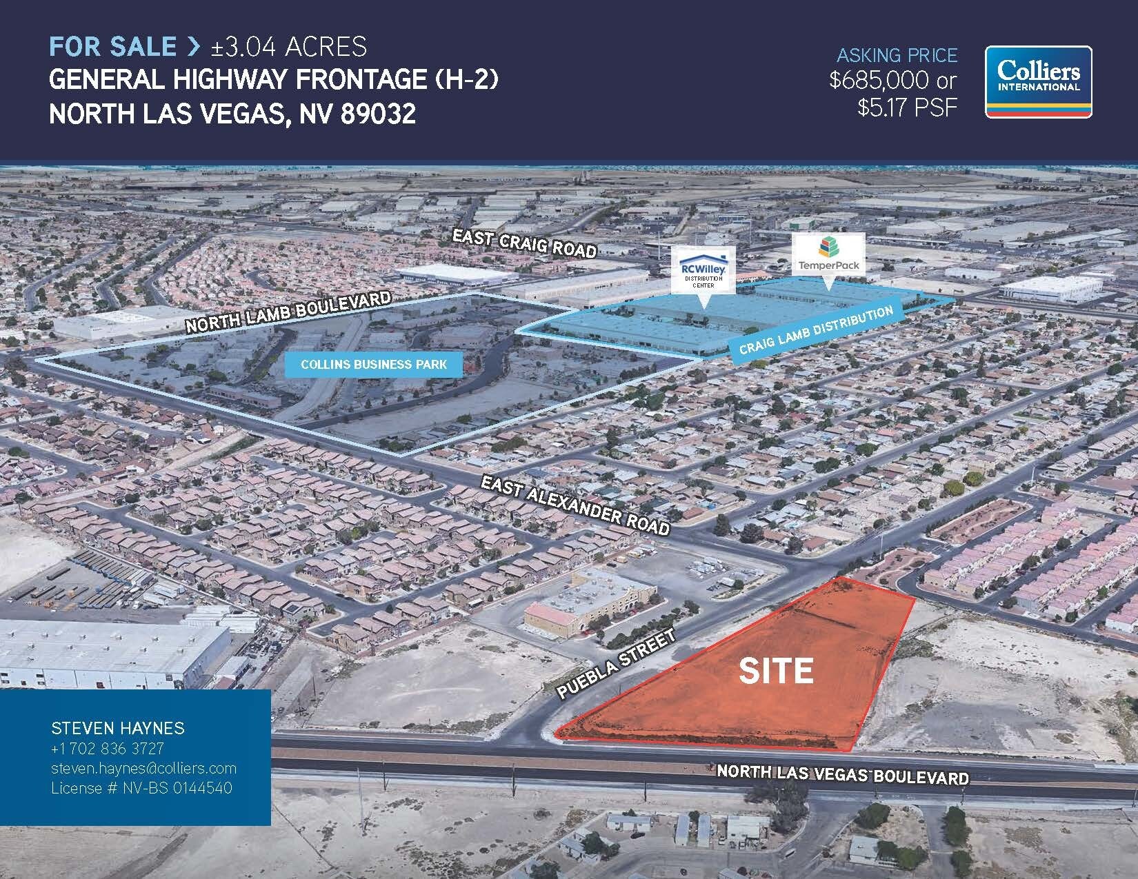 Las Vegas Blvd N, Las Vegas, NV for sale Aerial- Image 1 of 1