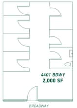 4407 Broadway, New York, NY for lease Floor Plan- Image 1 of 1