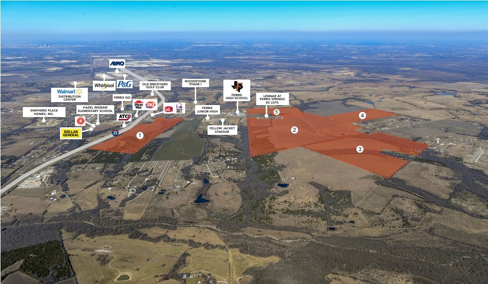Interstate 45, Ferris, TX 75125 Site 1