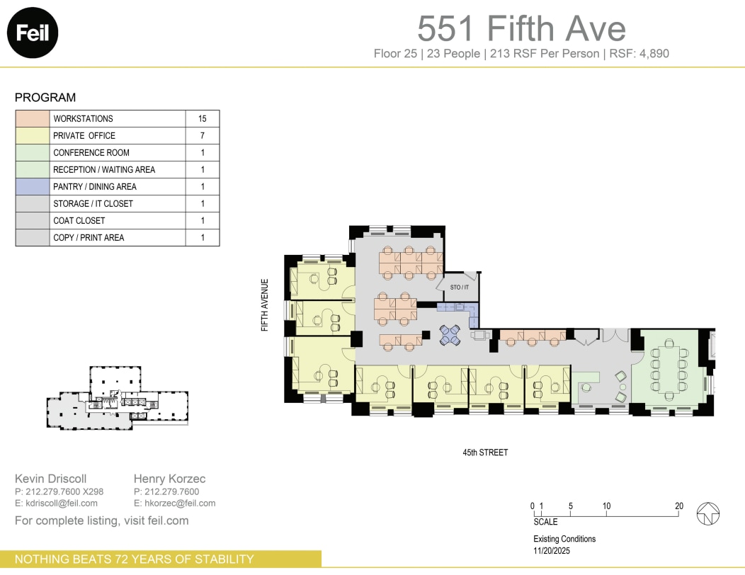 551 Fifth Ave, New York, NY for lease Floor Plan- Image 1 of 1