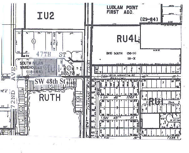 4816-4990 SW 72nd Ave, Miami, FL for lease - Plat Map - Image 3 of 3