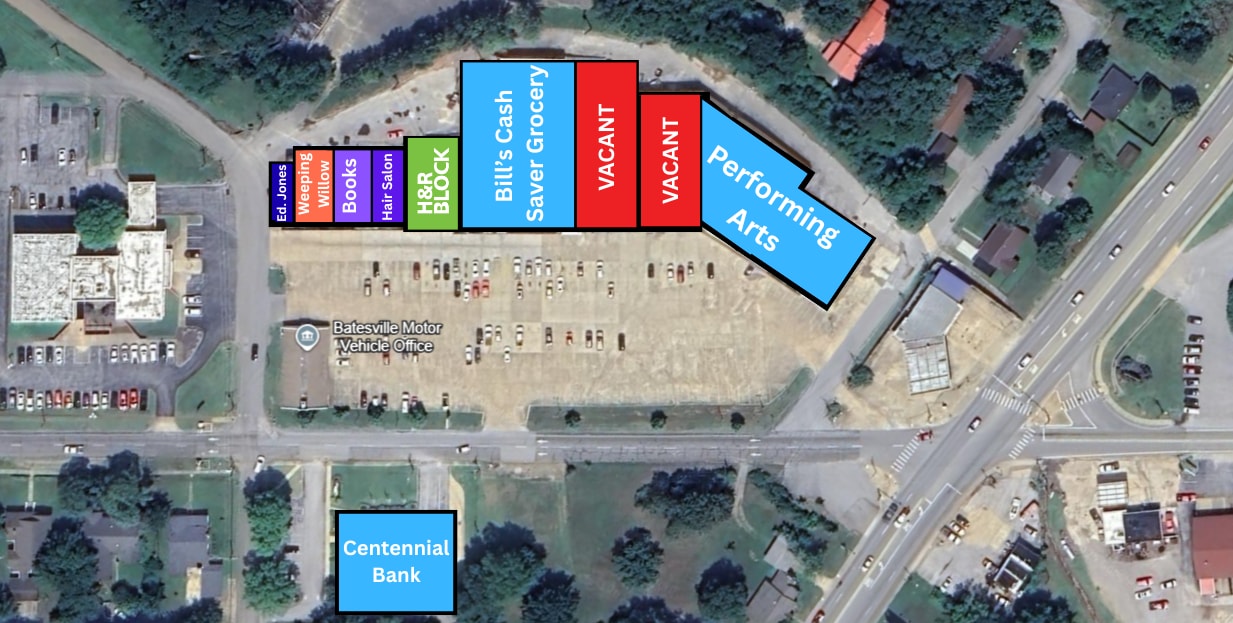 1201 E Main St, Batesville, AR for lease Site Plan- Image 1 of 2