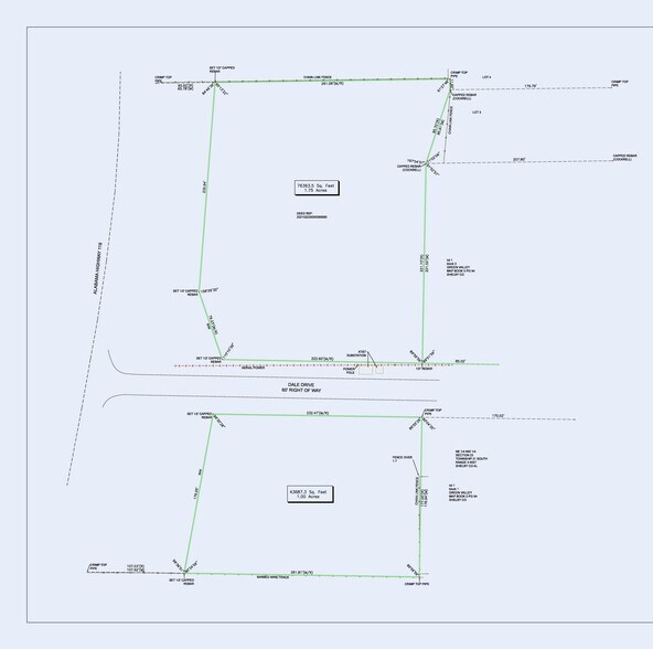 105 Dale Dr, Alabaster, AL for sale - Plat Map - Image 1 of 2