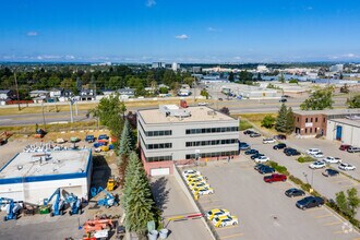 7101 5th St SE, Calgary, AB - AERIAL map view