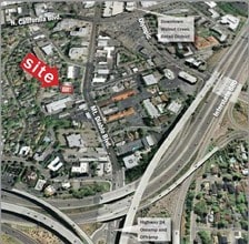 1920-1930 Mt Diablo Blvd, Walnut Creek, CA - AERIAL  map view