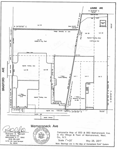 950 Mamaroneck Ave, Mamaroneck, NY for sale - Site Plan - Image 2 of 2